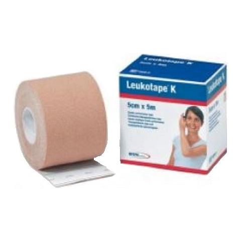 Leukotape K Nastro Taping Kinesiologico (5m X 5cm) Beige - Foto 3