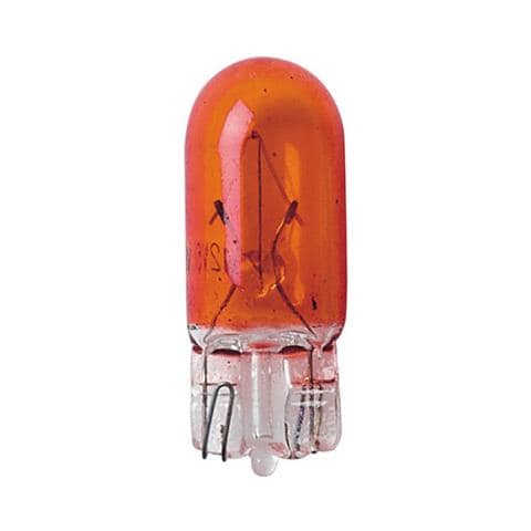Set 10 dine Wy5w W-base T10 12v. 5w Arancione, - Foto 1