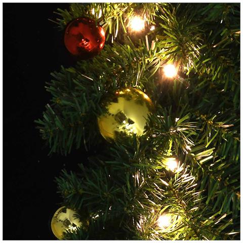 Ghirlanda di Natale Decorata con Palline e Luci a LED 10 m - Foto 6