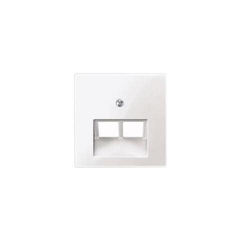 Piastra Di Montaggio Per Eau-inserisci, 2 Moduli, Sistema M, Bianco Lucido, 296 125 - Foto 2