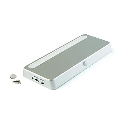 Luminaria Led Ricaricabile Con Sensore Di Movimento 1 W, Grigio Metallizzato - Foto 1