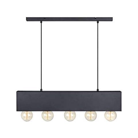 107037 - Lampadario, Metallo, 40 W, Colore: Nero - Foto 1