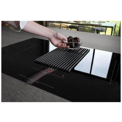 Piano Cottura BL / F / 83 a Induzione 4 Zone Cottura da 83 cm con Cappa Filtrante Colore Nero - Foto 5