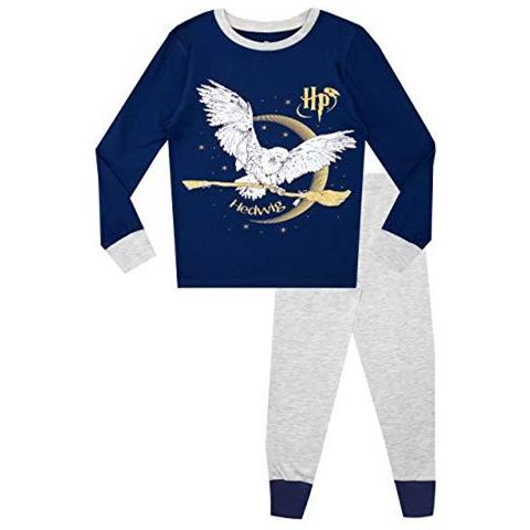 Pigiama Harry Potter Per Bambine - Maglietta E Pantaloni Con Hedwig E Logo Hogwarts - Foto 13