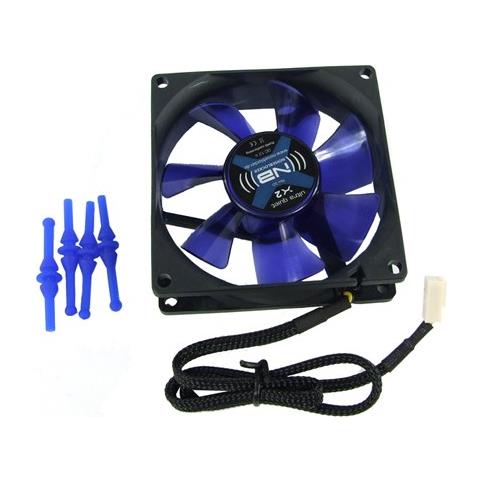 BlackSilentFan X2, Computer case, Ventilatore, Nero - Foto 2