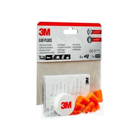 1100C4 tappo per orecchie Reusable ear plug Arancione 4 pezzo (i)  - Foto 4