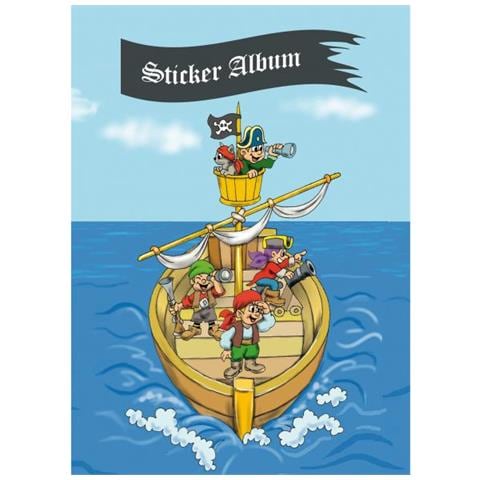 Album Di Adesivi ""pirate Adventure"" Din A5 16 Pagine Carta Patinata Speciale Adesivi Sempre - 1 Pezzo (15417) - Foto 1