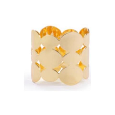 6 Legatovaglioli in Metlllo Cerchio Dorato - Foto 1