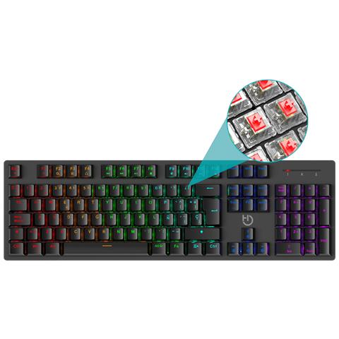 GK400 ARGB tastiera Gaming USB Nero - Foto 6