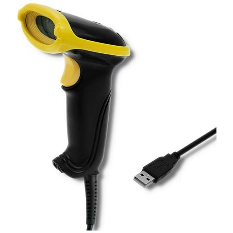 Lettore Codici a Barre 50867 Laser 1D 2D USB Colore Nero - Foto 1