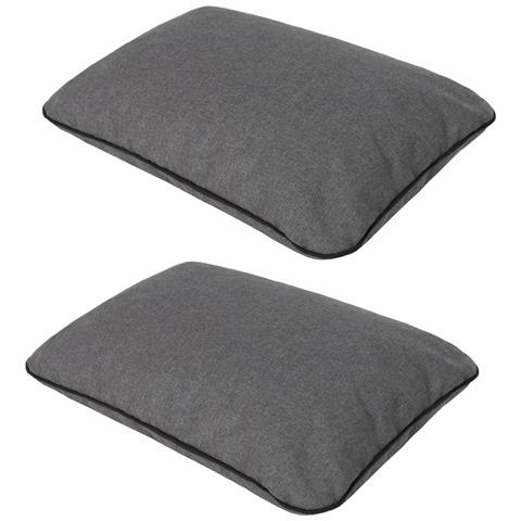 Cuscino Per Altalena Hollywood, Morbido Cuscino Per Seduta, Resistente Cuscino Per Altalena Da Giardino, Cuscino Adatto Per Roulotte, Cuscino Per Panca Con Schienale. Larghezza 140 Cm - Grafite - Foto 2