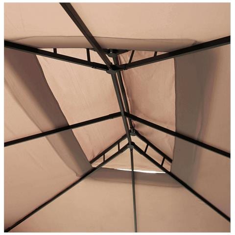 Gazebo Da Esterno 3x4 Mt Struttura In Alluminio E Telo In Poliestere Con Zanzariera Perimetrale Scorrevole Privacy Plus - Foto 2