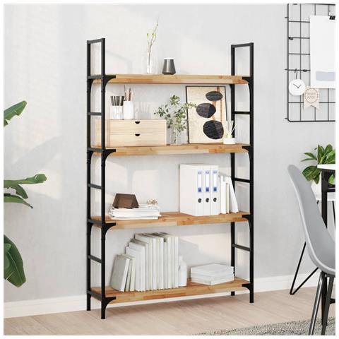 Piano Per Tavolo 100x20x4cm Rettangolare Legno Massello Acacia - Foto 3