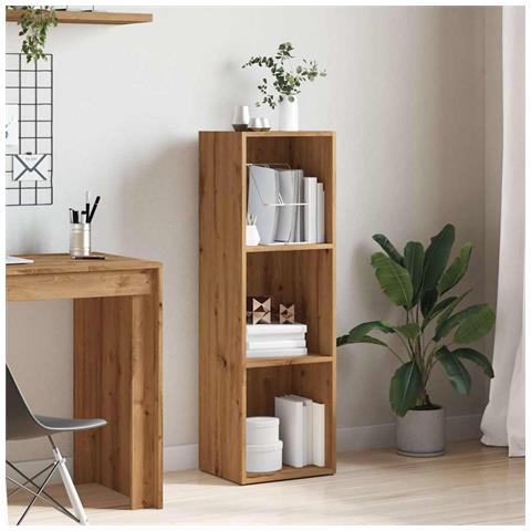 Libreria Rovere Artigianale 36x30x114 Cm In Legno Multistrato - Foto 3
