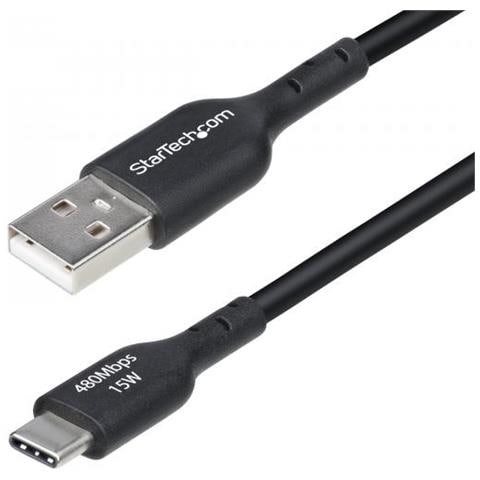 Cavo Di Ricarica Usb-a A Usb-c Da 2m - Cavetto Di Carica Rapida Usb-a A Type-c Da 3a, Cavo Per Trasferim Usb2ac2mnc - Foto 1