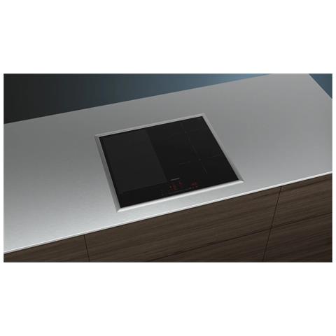 Piano Cottura iQ700 EX645HEC1E a Induzione 4 Zone Cottura da 60 cm Vetroceramica Nero /Inox - Foto 4