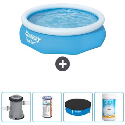 Piscina Fuori Terra - In Giro - 305x76 Cm - Blu - Include Accessori Coordinati Cb51 - Foto 1