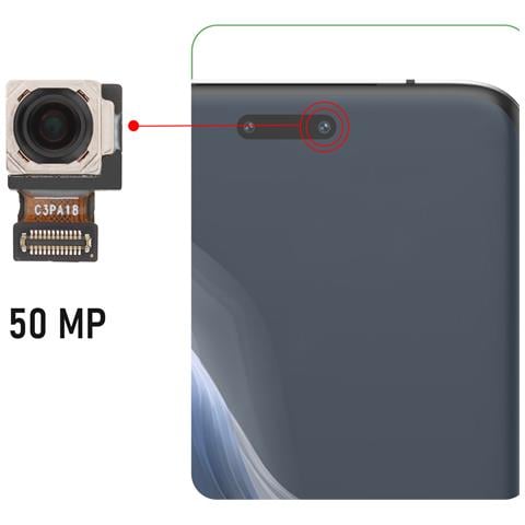 Fotocamera Frontale Per Honor Magic 6 Pro Sensore Selfie, Nero - Foto 2