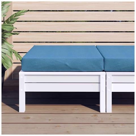 Cuscino Per Pallet Blu Mélange 60x60x9,5 Cm In Tessuto - Foto 2