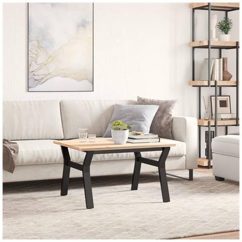 Telaio Gambe A Y Per Tavolino Da Salotto 70x60x43 Cm In Acciaio - Foto 2