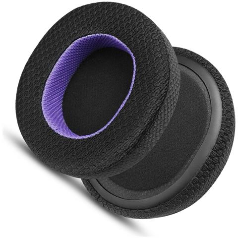 Cuscinetti Auricolari Traspiranti Per Cuffie Steelseries Arctis - Nero /viola - Foto 2
