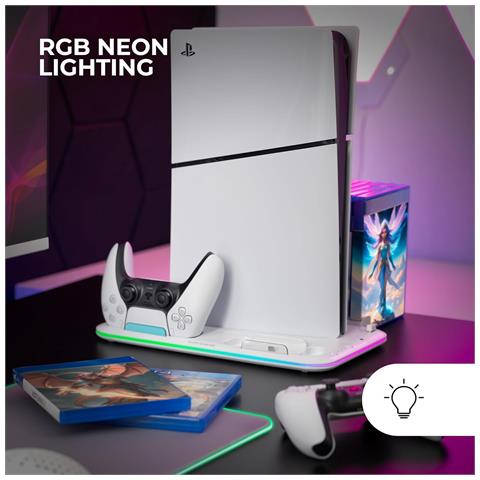 Mars Gaming Mps5b2 Supporto Multifunzione Rgb Per Ps5 - Foto 1