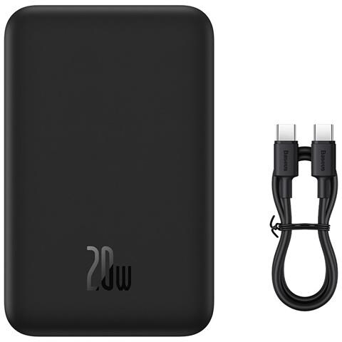 Magnetic Mini 20000 mAh Carica wireless Nero - Foto 6