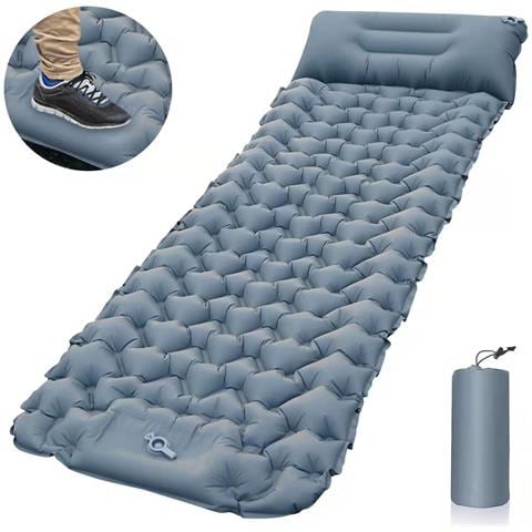 Materassino Gonfiabile Per Campeggio Ed Escursionismo Grey - Foto 1