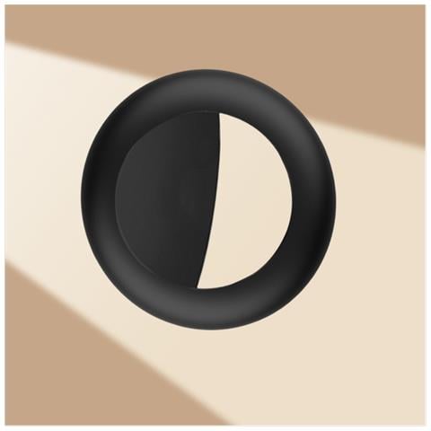 Custodia Protettiva In Silicone Per Apple Airtag Tracker Black S - Foto 2