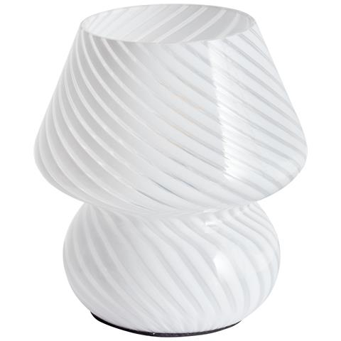 Lampada Da Tavolo Lobo Vetro Bianco - Foto 2