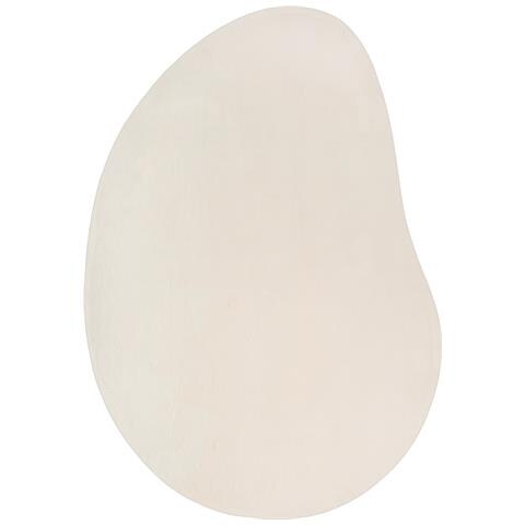 Tappeto d'area Beige 120x170 cm Poliestere Antiscivolo - Foto 1