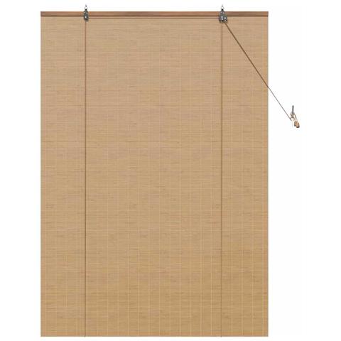 Tende e Tapparelle per Finestre con tende Marrone Chiaro Bambù - Foto 1