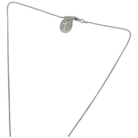 Collana A Triplo Cuore Con Lunghezza Della Goccia Di 40 Cm, Placcata Argento - Foto 4