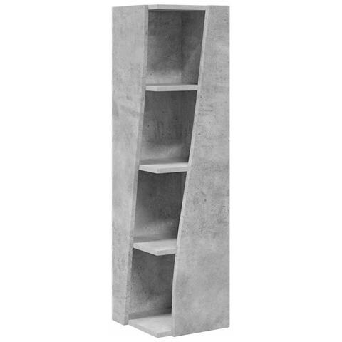 Mobile angolare Bianco 27,5x27x102cm Legno multistrato - Foto 1