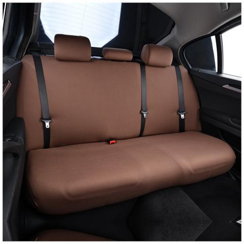 Coprisedile Posteriore Auto Elastico A Copertura Totale - Impermeabile E Facile Da Installare Coffee - Foto 2