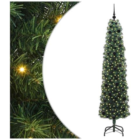 Albero di Natale artificiale con 300 LED Verde 210 cm - Foto 1