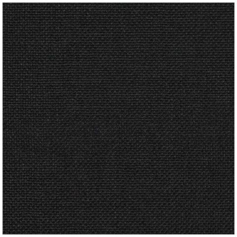 Letto con Testiera Rivestita Nero 200 x 200 cm - Foto 9