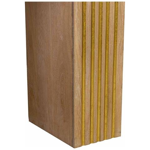 Mobile Da Ingresso In Legno Marrone 140.5x40x81.5 - Foto 8