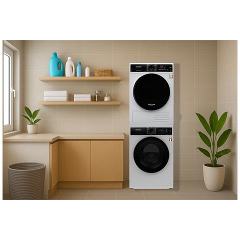 SDR9-T asciugatrice Libera installazione Caricamento frontale 9 kg Bianco - Foto 3