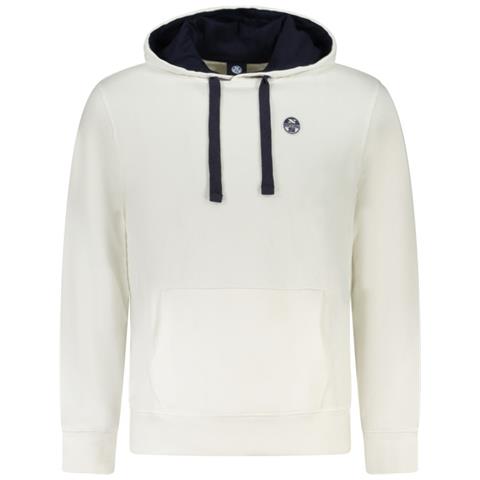 Felpa con zip© per uomo, bianca - Colore: Bianco, Taglia: S - Foto 1