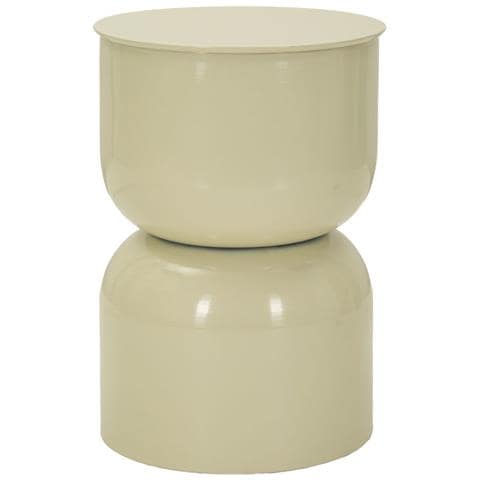 Tavolino Vkh1079-beige-metallo-31x31x46 Cm - Foto 1