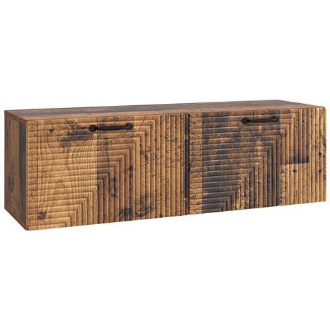 Mobile Porta TV da Muro Legno antico 98 x 31 x 30 cm - Foto 1