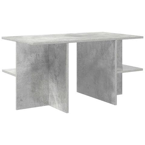 Tavolino da salotto Grigio Cemento 87 x 50 x 45 cm - Foto 1