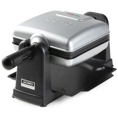 DO9272W 2 waffle 1400 W Nero, Argento - Foto 1