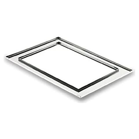 Vassoio 40x60x1 cm - Acciaio inox 18/10. - Foto 1