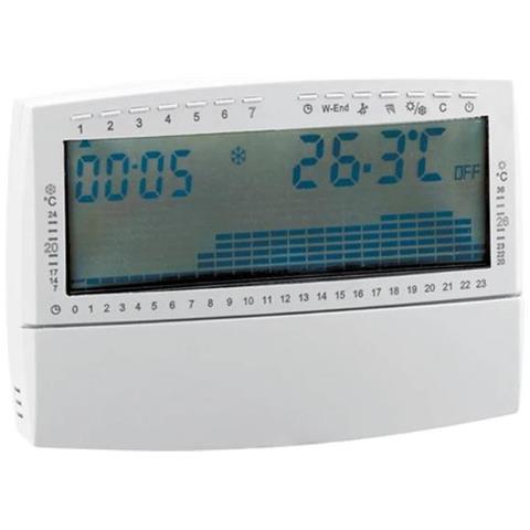 Cronotermostato Digitale   Art.739107 - Bianco A Batteria A Magazzino - Foto 2