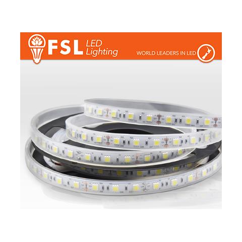Striscia Led 5050 - 5metri 12w 1000lm 3000k 24v Ip65 60led - Foto 1
