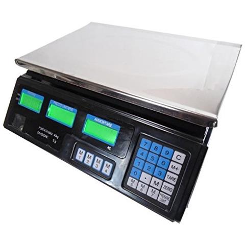 Bilancia Elettronica Digitale Professionale Da 5 Gr A 40 Kg Con Divisione 5 Gr - Foto 2