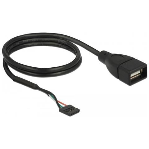 Cavo Presa Usb 2.0 Su 1 Presa Usb 2.0 Tipo A Da 60 Cm - Foto 2