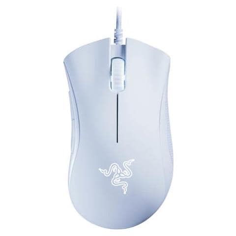 Gaming Mouse Deathadder Essential Mouse Ottico Ergonomico, Bianco, Cablato - Foto 1